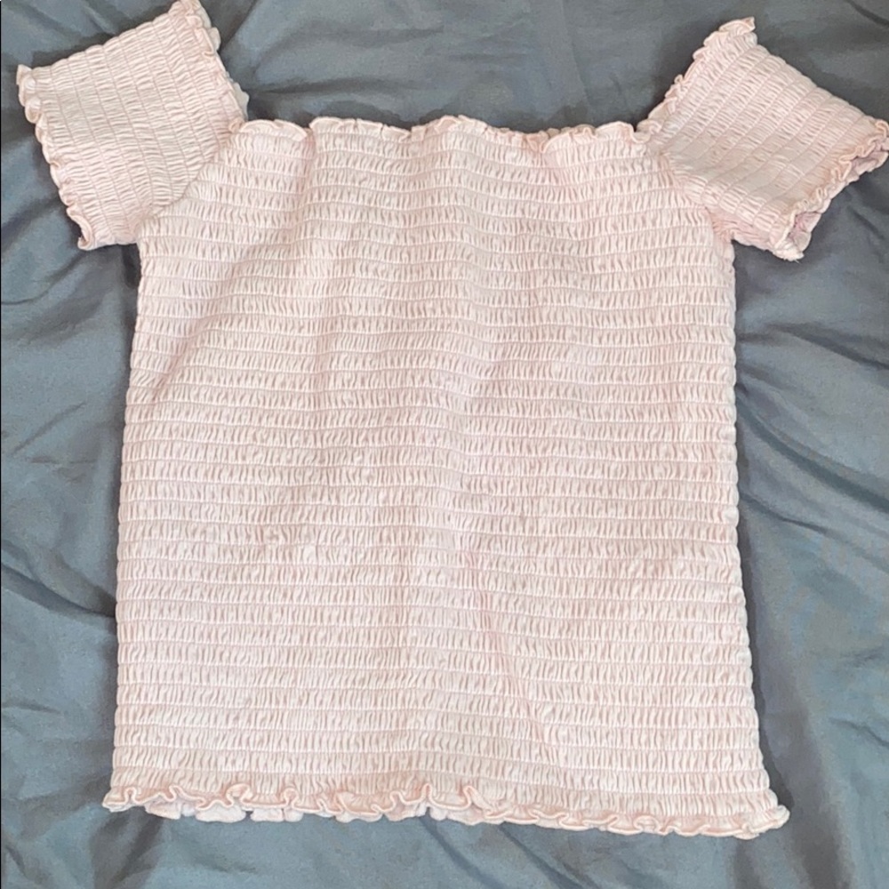 Hollister off the shoulders crop top